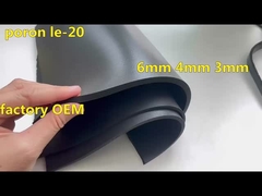 PORON LE-20 Zwart 3 mm Polyurethane Foam geluidsdicht Schokdicht