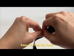 Zwarte PVC isolatieband met weerstand tegen 600 V hoogspanning