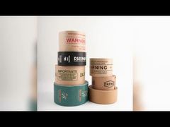 Op maat gedrukt LOGO versterkt Watergeactiveerd kraftafband