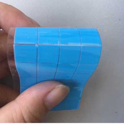 kopen 0.5 mm dikte lithiumbattery blauwe kleur zachte warmte geleidende siliconen pad online vervaardiging