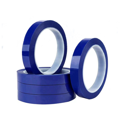 kopen Hoogtemperatuurbestendige tape blauwe PET-polyesterfilm van 0,05 mm dik online vervaardiging