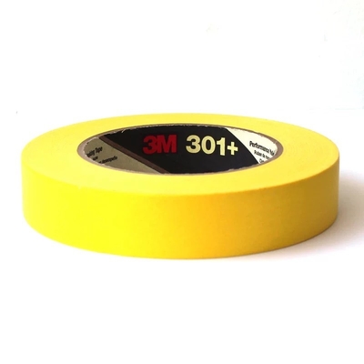 kopen 3MTM 301+ High Performance Masking Tape Geel Industrieel sproeien Huisversiering 0.16mm online manufacture
