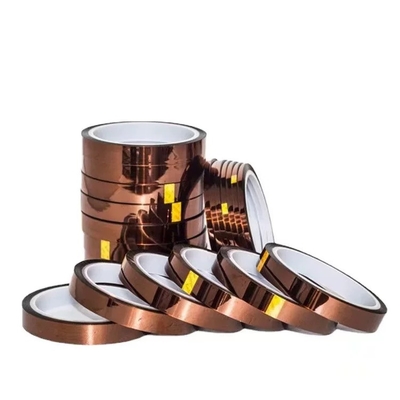 kopen Tesa 51407 Hoogtemperatuurweerstand 260 graden Kapton Polyimide Tape antistatisch bruin online vervaardiging