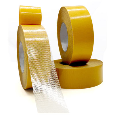 kopen Double-sided long filament adhesive tape mesh glass fiber carpet tape online manufacture