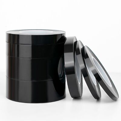 kopen 0.06mm Zwarte Kapton tape Silicone Kleefstof lichtbeschermende PCB tape online manufacture