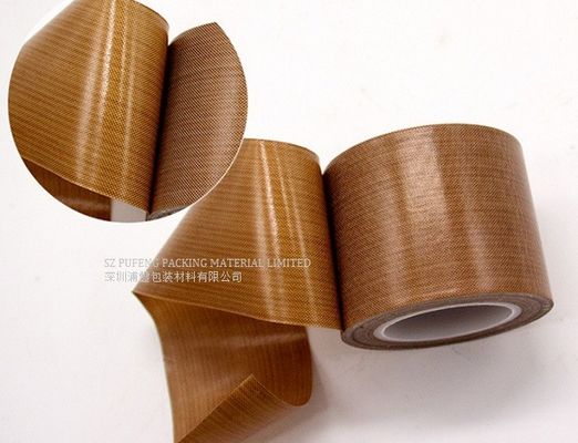 kopen Bruine Bestand Zelfklevende PTFE-Band Op hoge temperatuur 0.13mm online vervaardiging