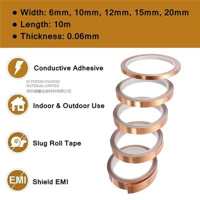 kopen Hittebestendige koperfolieband 0,2Ω -20℃ tot +120℃ temperatuurbestendigheid online vervaardiging