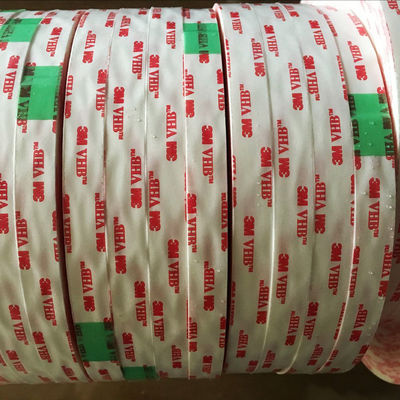 3M4930 Hoogtemperatuurbestendige VHB dubbelzijdige kleefband met supersterke viscositeit voor metaalglas-plastic bonding