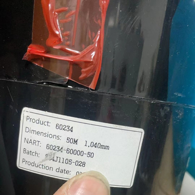 TESA 60234 Eenzijdig mat zwart PET basismateriaal geleidende stofband