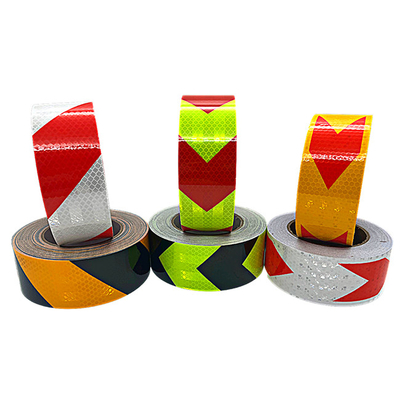 PVC hoogreflecterende band prisma pijl truck reflecterende sticker