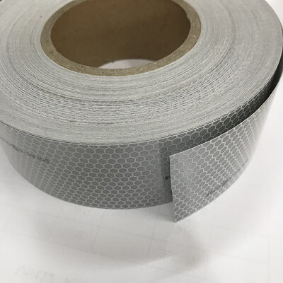 Zelfklevende 50 mm * 45,7 m zilveren marine Solas reflecterende tape
