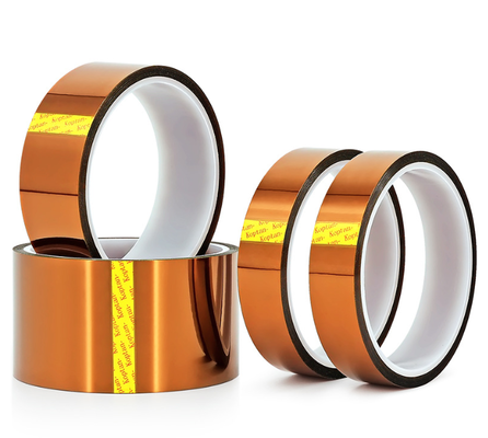 Kapton Polyimide Tape 50 micron dikte Silicone kleefband voor elektrische isolatie thermische bescherming en SMT PCB maskering