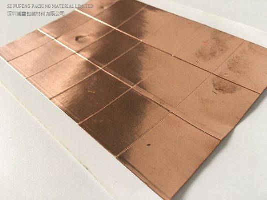Zelfklevende 0.06mm 60 Micronsgs de Band van de Koperfolie met niet Geleidende Kleefstof