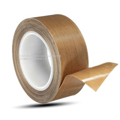 Hittebestendigheid 0.18mm Zelfklevende de Verpakkingsband van PTFE, RoHS-Glasvezel Plakband